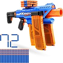 Xshot Insanity Motorized Clip Blaster, (72 Darts) Air Pocket